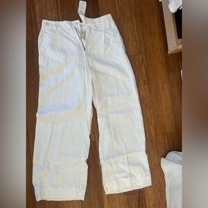 Madewell Women's white linen Pants